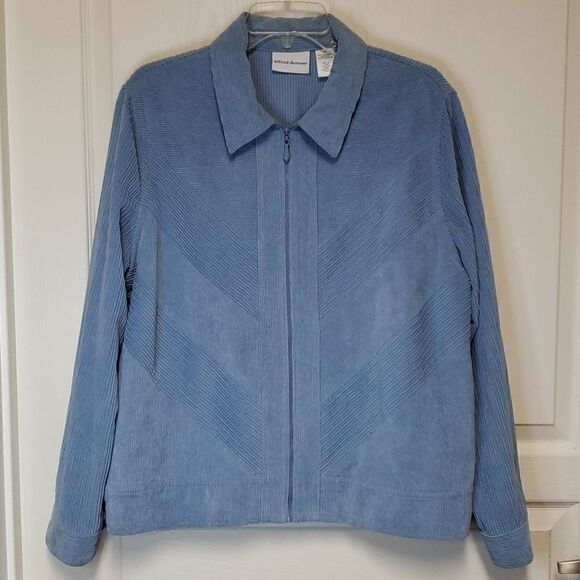🌹Blue Corduroy Vintage Jacket sz 16 - Picture 4 of 9